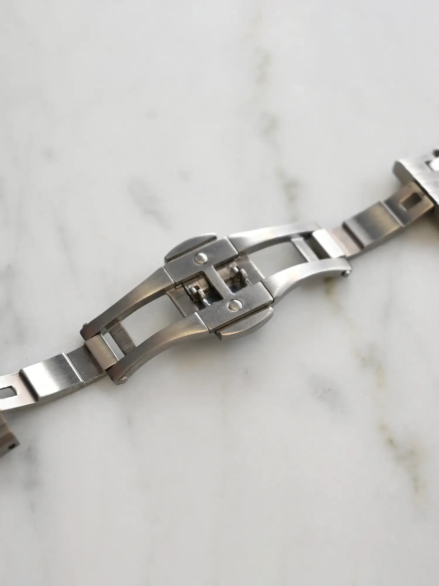 BRACELET ACIER - MAILLE ARGENT - Image 4