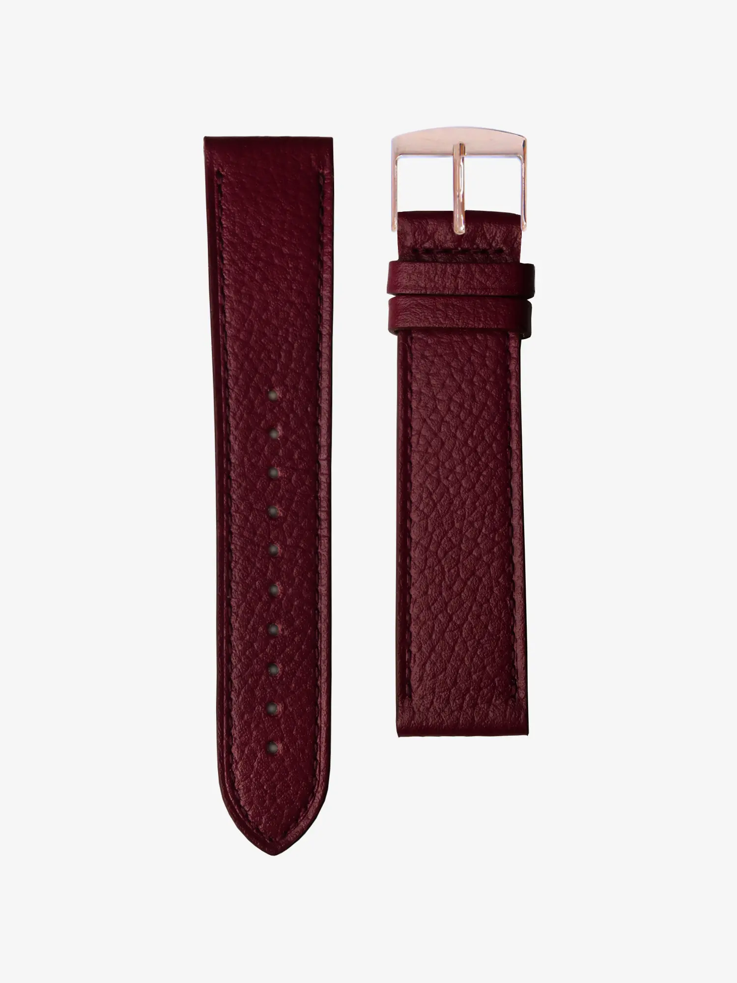 BRACELET CUIR - BORDEAUX GRAINÉ - Image 3