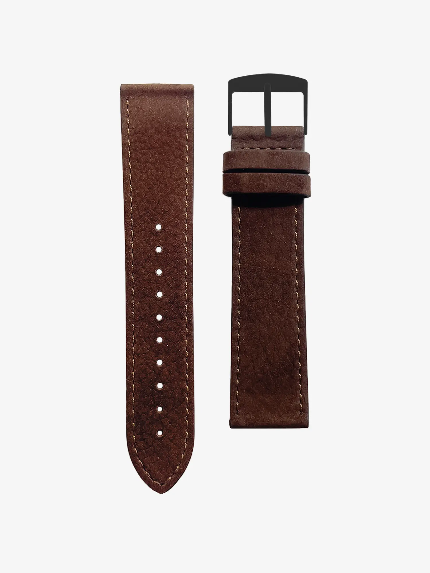 BRACELET CUIR - NUBUCK CHOCOLAT - Image 6