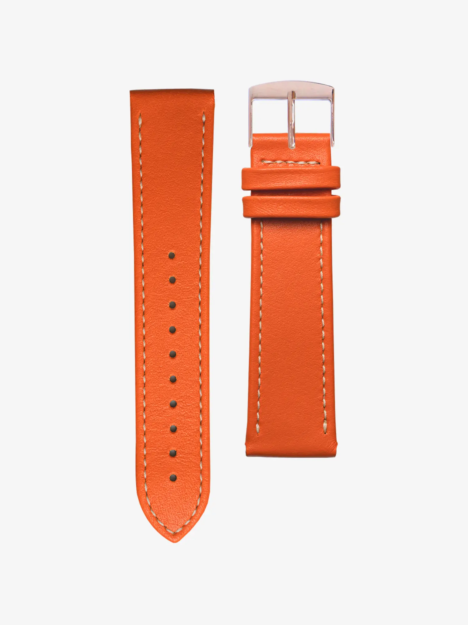 BRACELET CUIR - ORANGE CLÉMENTINE - Image 5