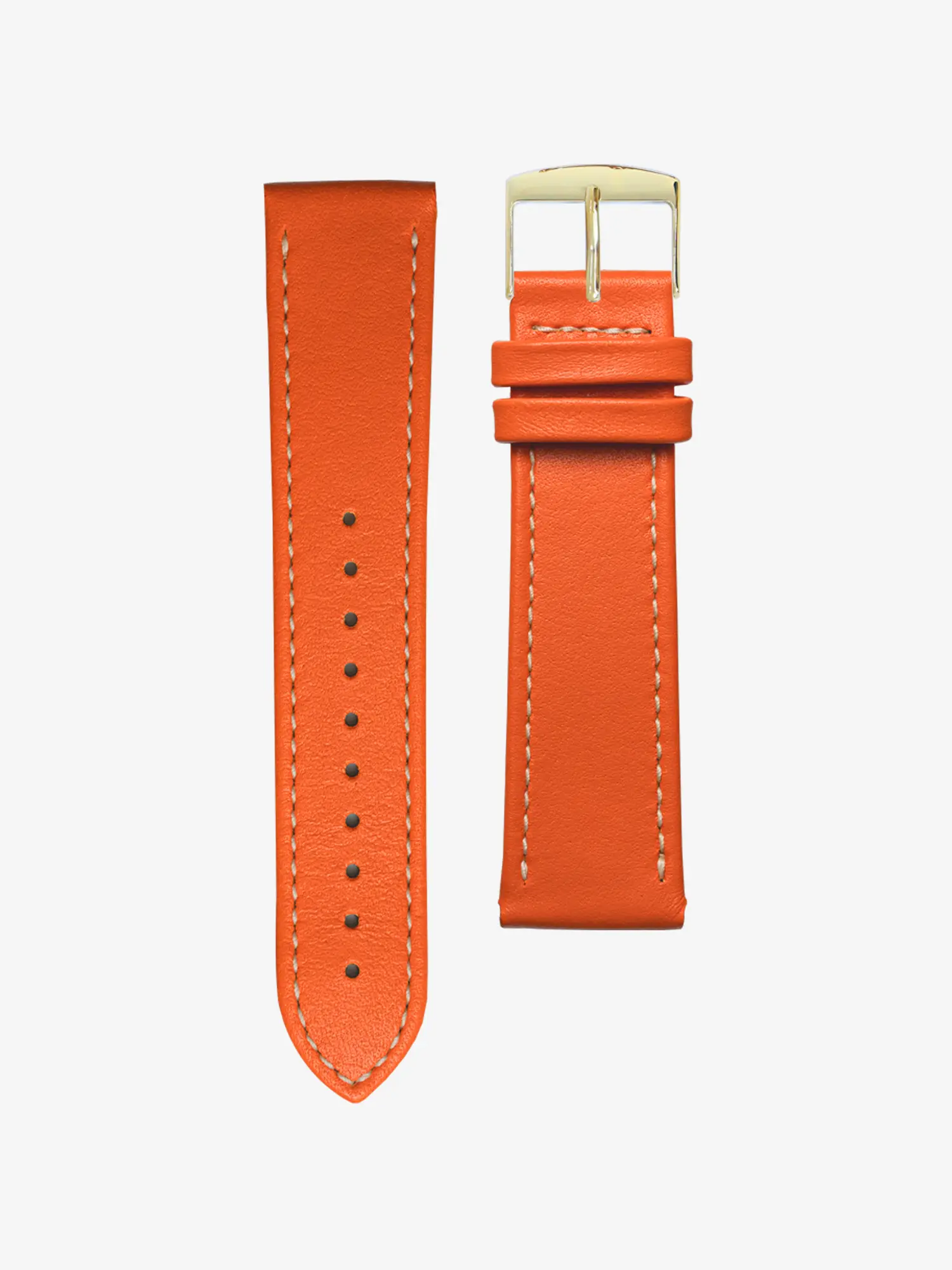 BRACELET CUIR - ORANGE CLÉMENTINE - Image 6
