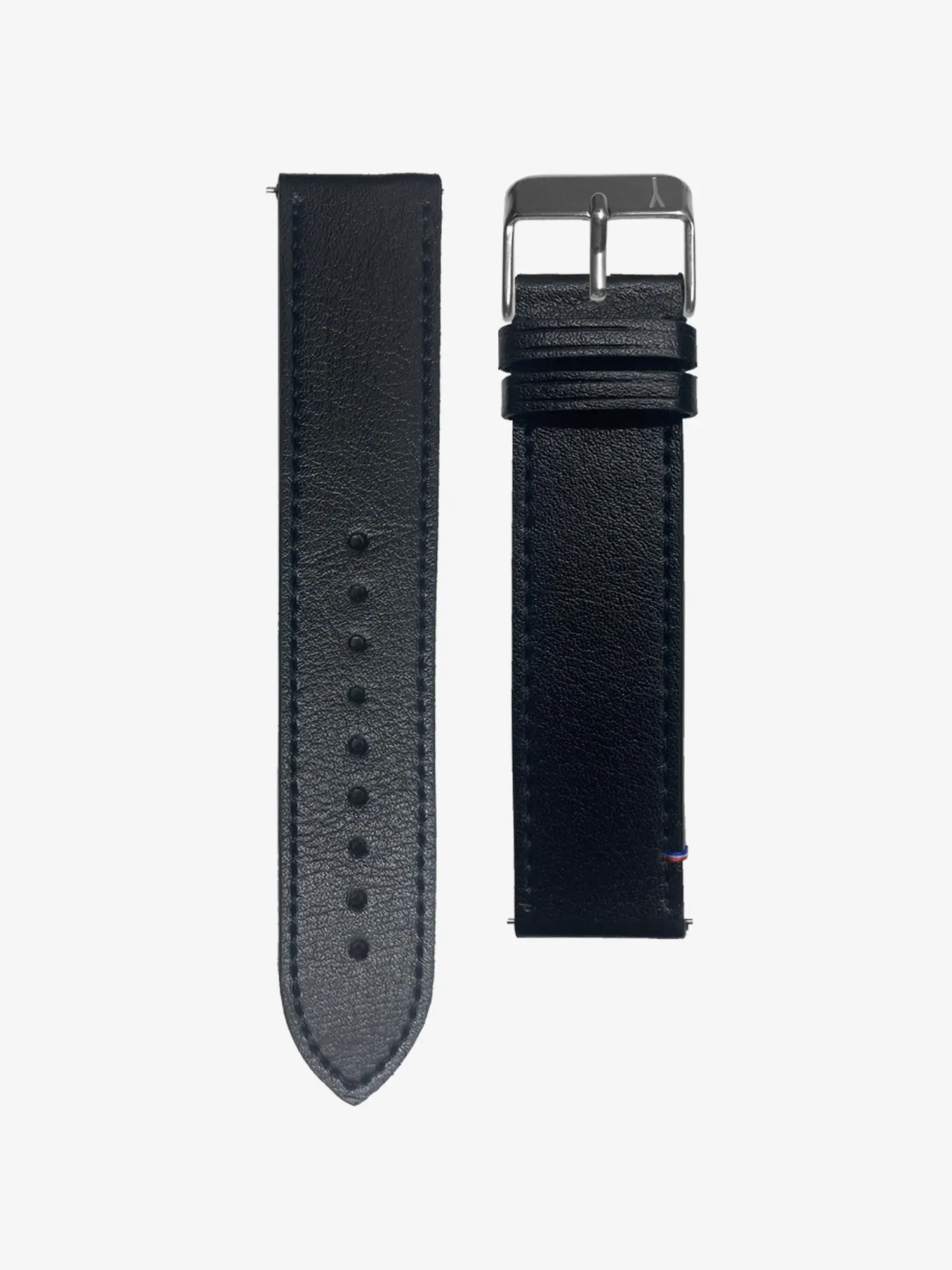 BRACELET CUIR VEGAN - NOIR SURPIQUÉ MADE IN FRANCE - Image 6
