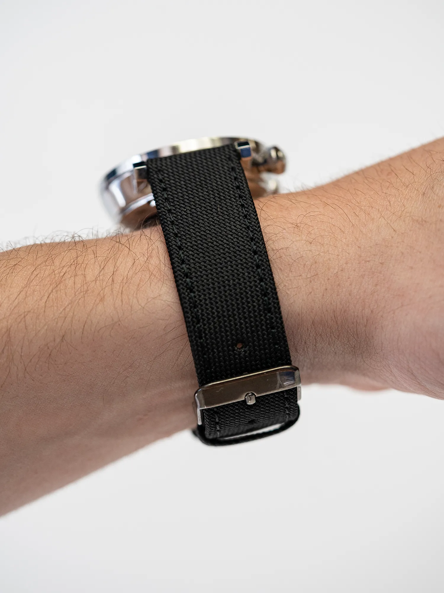 BRACELET TOILE SEAQUAL - NOIR MADE IN FRANCE - Image 2