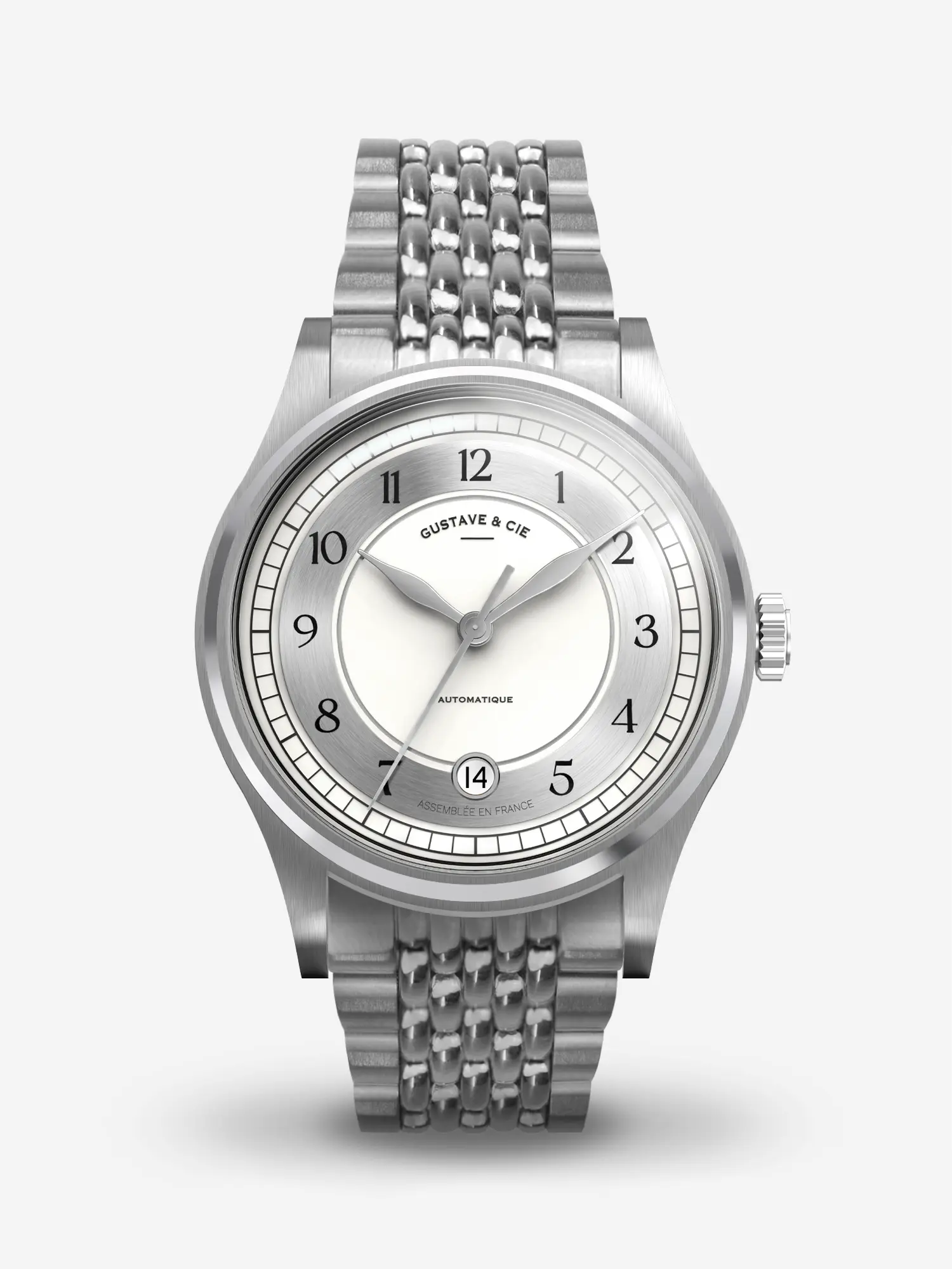 CHARLES 12H - ARGENT ET BLANC