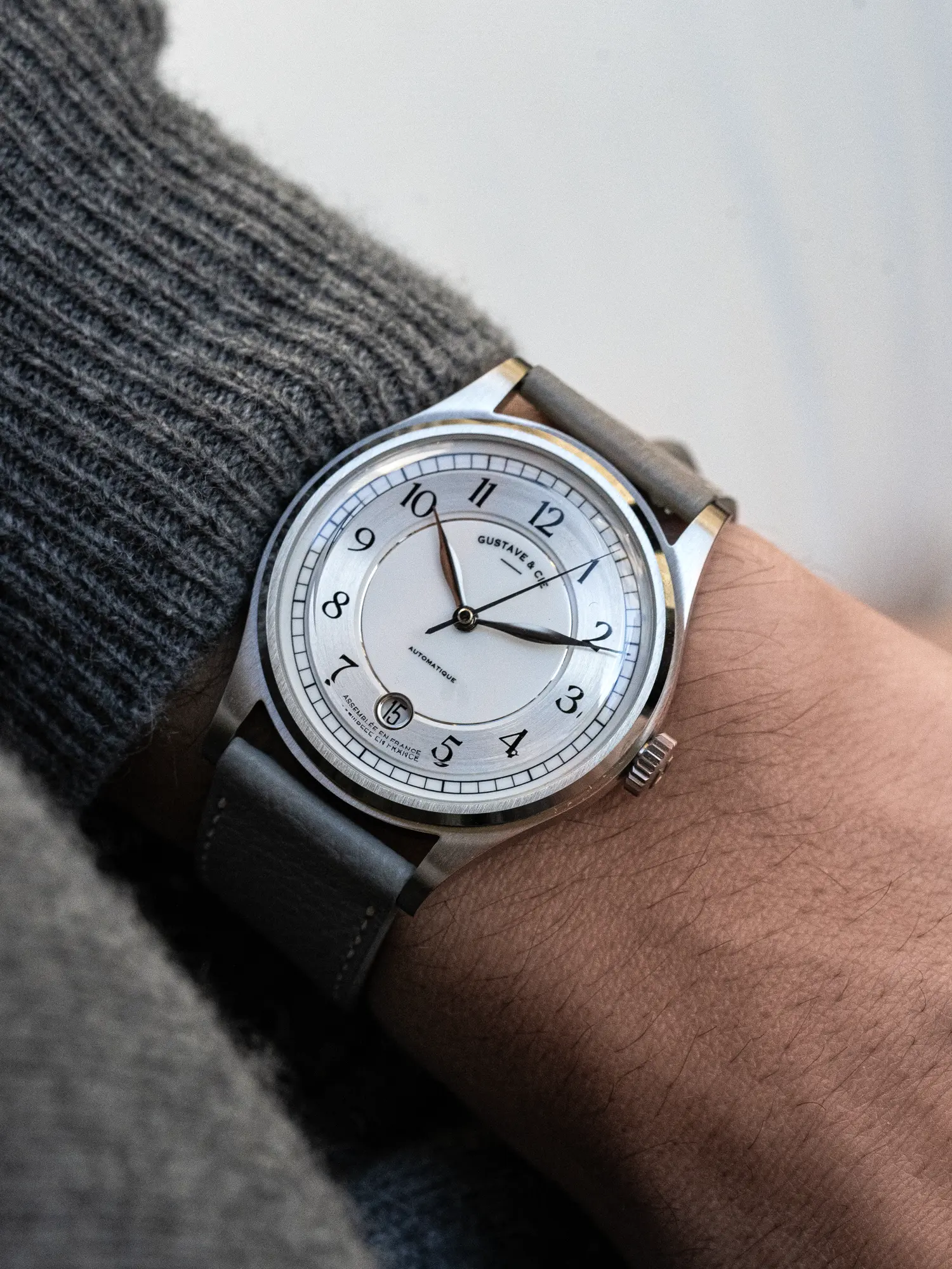 CHARLES 12H - ARGENT ET BLANC - Image 2